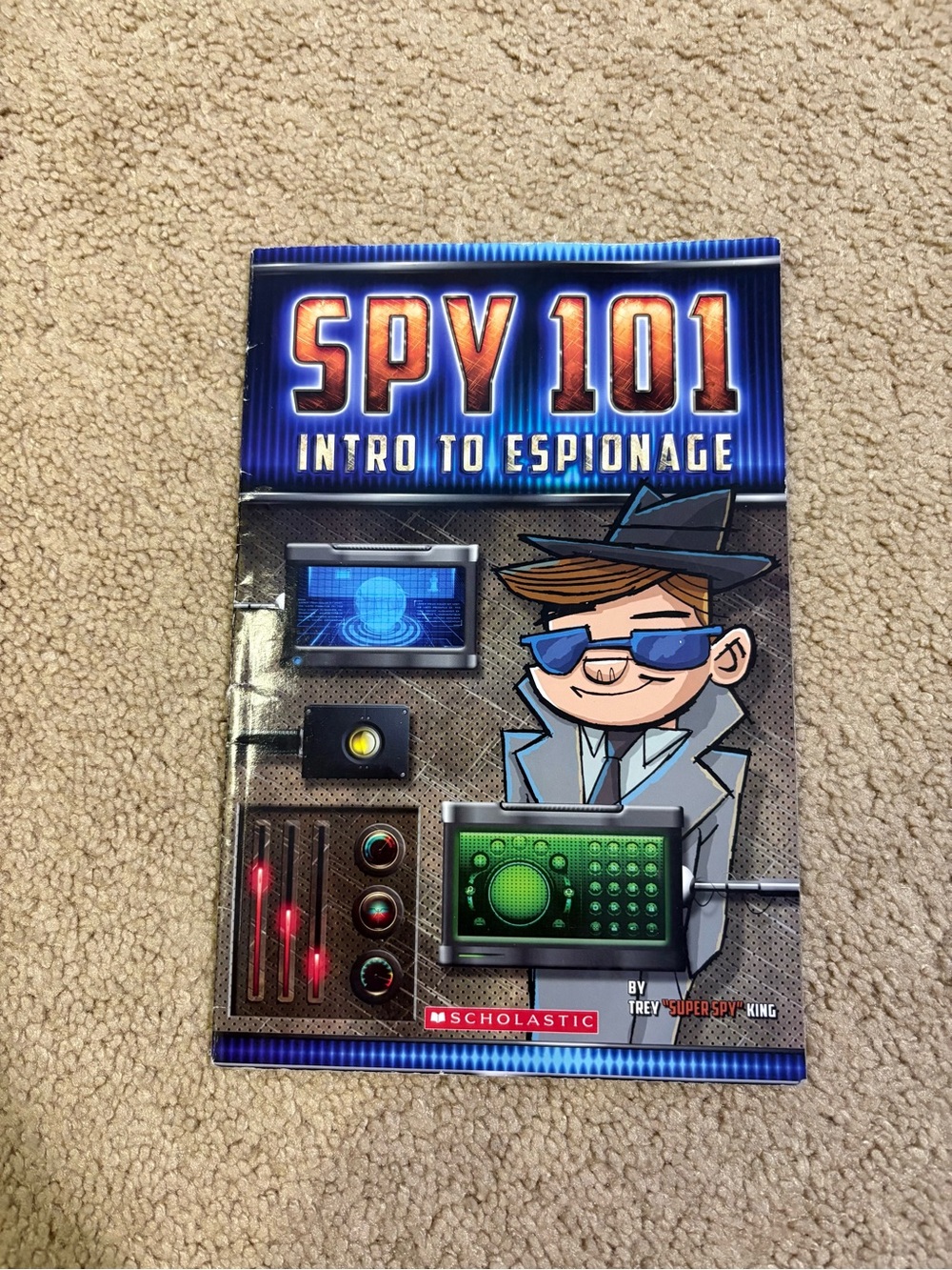 Scholastic Spy 101 Intro to Espionage Book - Blue, Green, Gray